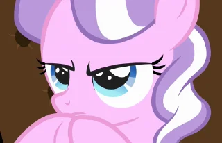😈 emoji Diamond Tiara & Silver Spoon | @MLP_AnimatedStickers Telegram sticker 7 of 30