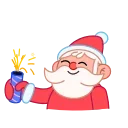 🎆 emoji Jolly Santa Telegram sticker 23 of 23