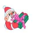 🎁 emoji Jolly Santa Telegram sticker 22 of 23