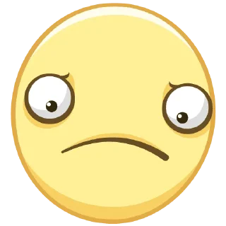 😞 emoji Смайлы Telegram sticker 14 of 32