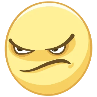 😠 emoji Смайлы Telegram sticker 19 of 32