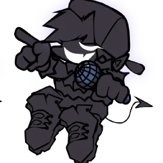 ⬆️ emoji Fnf corruption - @Citakar Telegram sticker 9 of 64