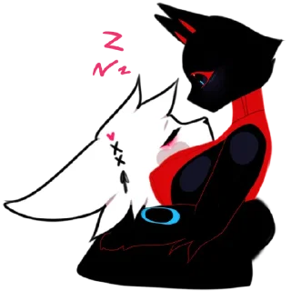😴 emoji Лола..? Боря!?!?!? Telegram sticker 3 of 14