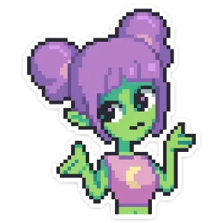 🤷‍♀️ emoji Лола :: @stickroom Telegram sticker 22 of 48