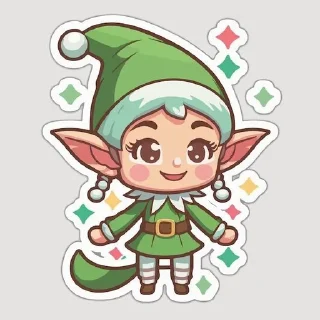 🌟 emoji Ельф Telegram sticker 6 of 38
