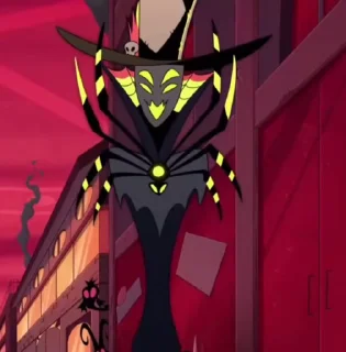 😏 emoji Zestial•Hotel Hazbin @Hazhell00 ➡️ @Ctikerubot Telegram sticker 15 of 35