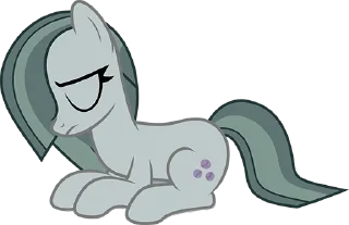 😔 emoji @mlpstickers Marble Pie pack Telegram sticker 4 of 28