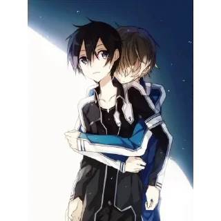 😍 emoji kirito) Telegram sticker 5 of 24