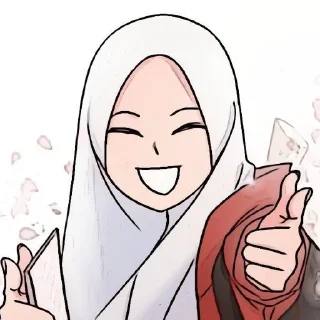 😄 emoji hijabi.m Telegram sticker 15 of 76