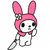 🔪 emoji my melody Telegram sticker 4 of 200
