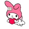 👼 emoji my melody Telegram sticker 1 of 200