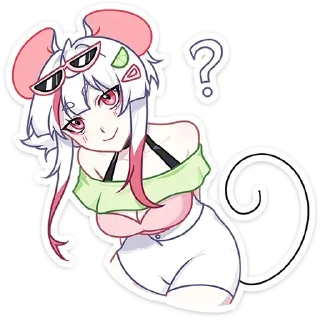 ❓ emoji Мауси пак Telegram sticker 10 of 70