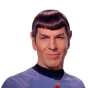 😏 emoji Star Trek Telegram sticker 15 of 48