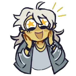 🤩 emoji Rockstar Cookie Telegram sticker 9 of 10