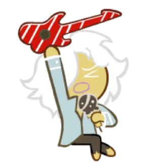 🎸 emoji Rockstar Cookie! Telegram sticker 19 of 25