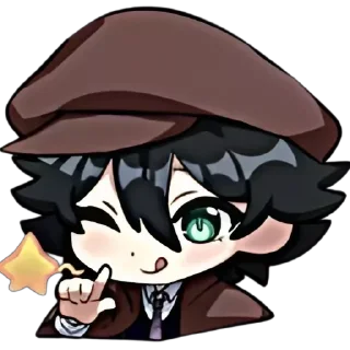 Sticker from Bsd chibi stickers