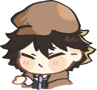 Sticker from BSD Chibi ~ @sicrime