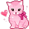 🐈 emoji pink Telegram sticker 4 of 200
