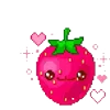 🍓 emoji pink Telegram sticker 24 of 200