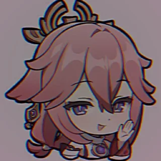 Sticker from ❀•••Yᴀᴇ ᴍɪᴋᴏ ; @GenshStik