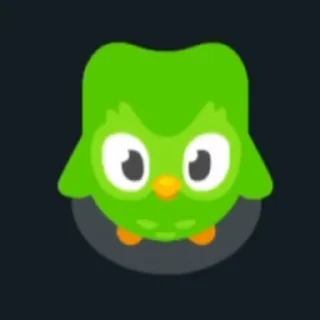 Sticker from Duolingo funny animations