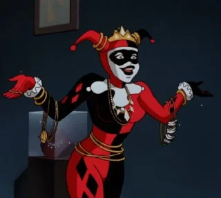 🤡 emoji Harley Quinn from @somewherechannel Telegram sticker 18 of 46