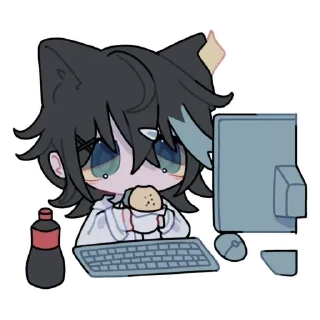 🍩 emoji Лучшие стикеры 👉 @stikery_tg1 Telegram sticker 11 of 46