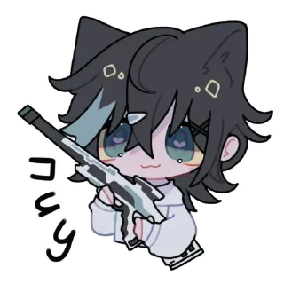 🔫 emoji Лучшие стикеры 👉 @stikery_tg1 Telegram sticker 12 of 46