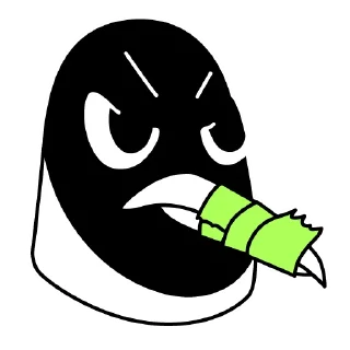😶 emoji Paper VPN Telegram sticker 7 of 39