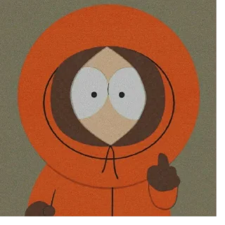 🖕 emoji South Park Telegram sticker 10 of 120