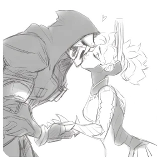 🖤 emoji Reaper | Gabriel Reyes Telegram sticker 23 of 23