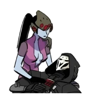 🖤 emoji Reaper | Gabriel Reyes Telegram sticker 17 of 23