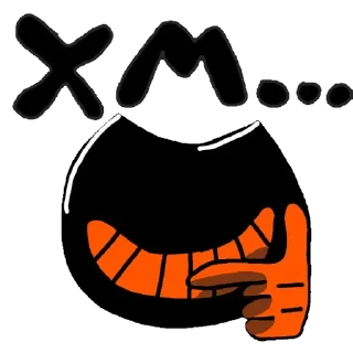 🤔 emoji Bendy - https://t.me/House_of_fnaf Telegram sticker 17 of 89