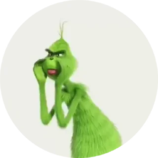 👎 emoji Гринч Telegram sticker 8 of 12