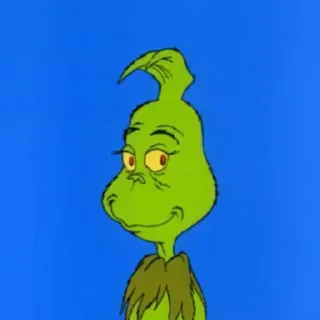Sticker from @vibesofread Old Grinch