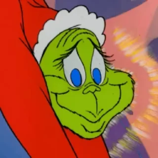 Sticker from @vibesofread Old Grinch