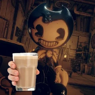 ⬛️ emoji Bendy and the ink machine Telegram sticker 4 of 60