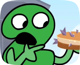 🤨 emoji 𝚝𝚠𝚘 𝚝𝚙𝚘𝚝𝟹 Telegram sticker 6 of 50