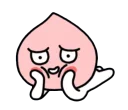 😏 emoji Peach🍑by @mlOobot Telegram sticker 10 of 104