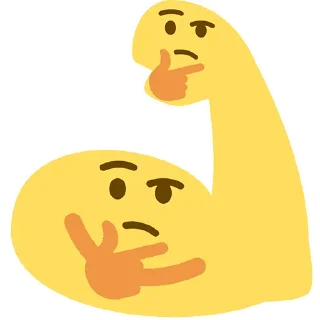 🤔 emoji 🤔 Telegram sticker 17 of 40
