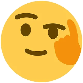 🤔 emoji 🤔 Telegram sticker 11 of 40