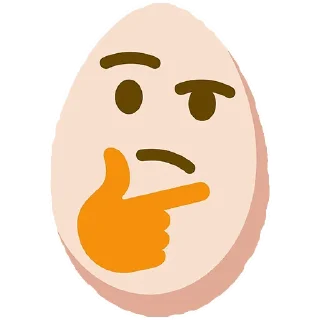 🤔 emoji 🤔 Telegram sticker 22 of 40