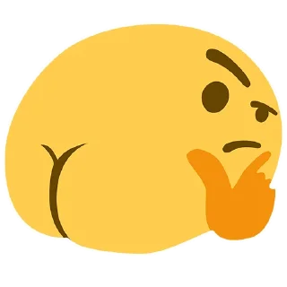 🤔 emoji 🤔 Telegram sticker 14 of 40