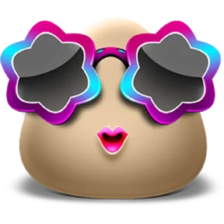 😚 emoji cool Telegram sticker 7 of 12