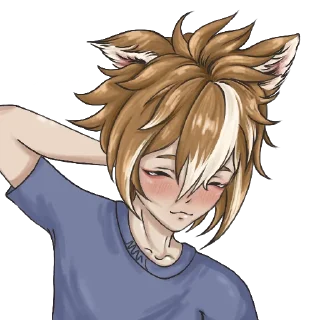 ☺️ emoji cuties: @catthrine Telegram sticker 18 of 54