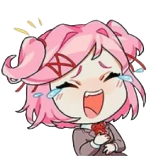 😂 emoji Doki Doki epta Telegram sticker 12 of 25