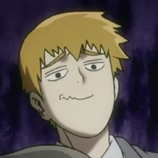 😏 emoji Mob psycho 100 Telegram sticker 19 of 108