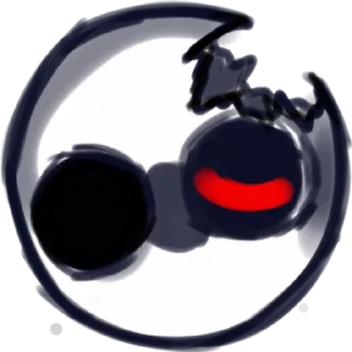 😴 emoji Хоррор Telegram sticker 19 of 40