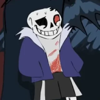 😁 emoji Horror!Sans @undertalesticker Telegram sticker 16 of 41