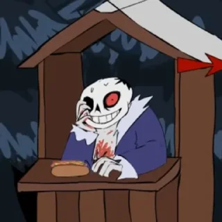 Sticker from Horror!Sans @undertalesticker